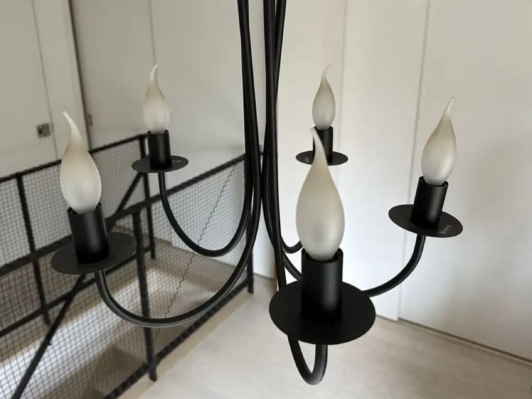 【美品】IKEA MOLNIG イケア シャンデリア 電球付き（予備もあり）