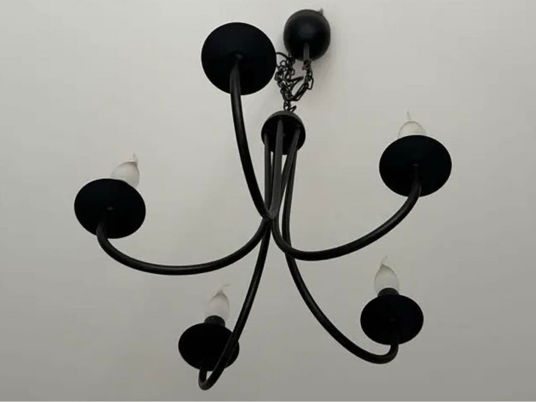 【美品】IKEA MOLNIG イケア シャンデリア 電球付き（予備もあり）