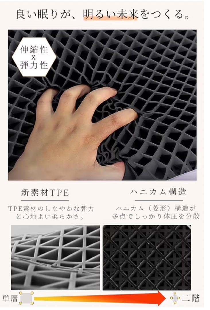 枕 首が痛くならない 枕カバー付 いびき防止枕 高さ2段階 低反発 高反発