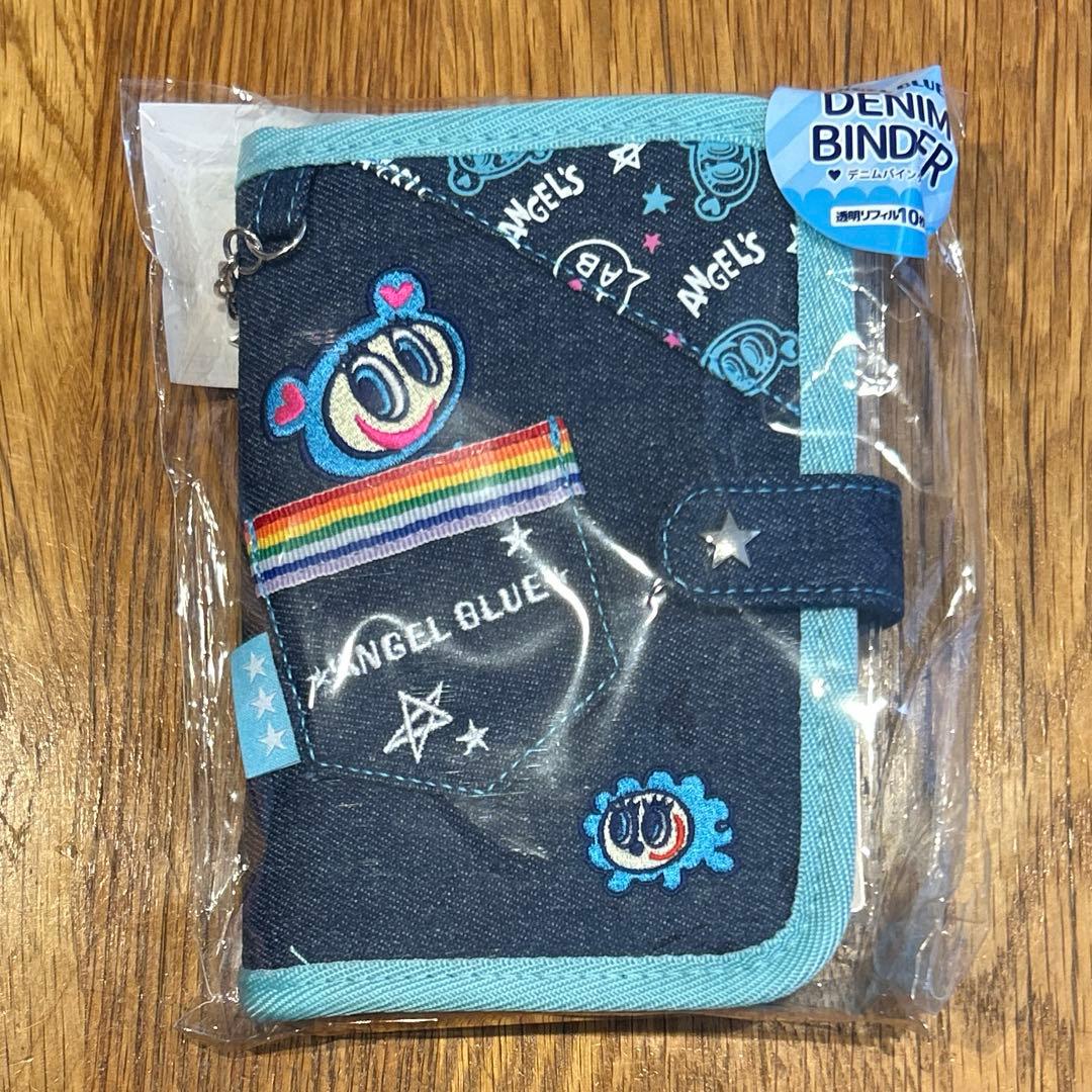 エンジェルブルー シール帳 オリンピア デニムバインダー B ぷっくりシール