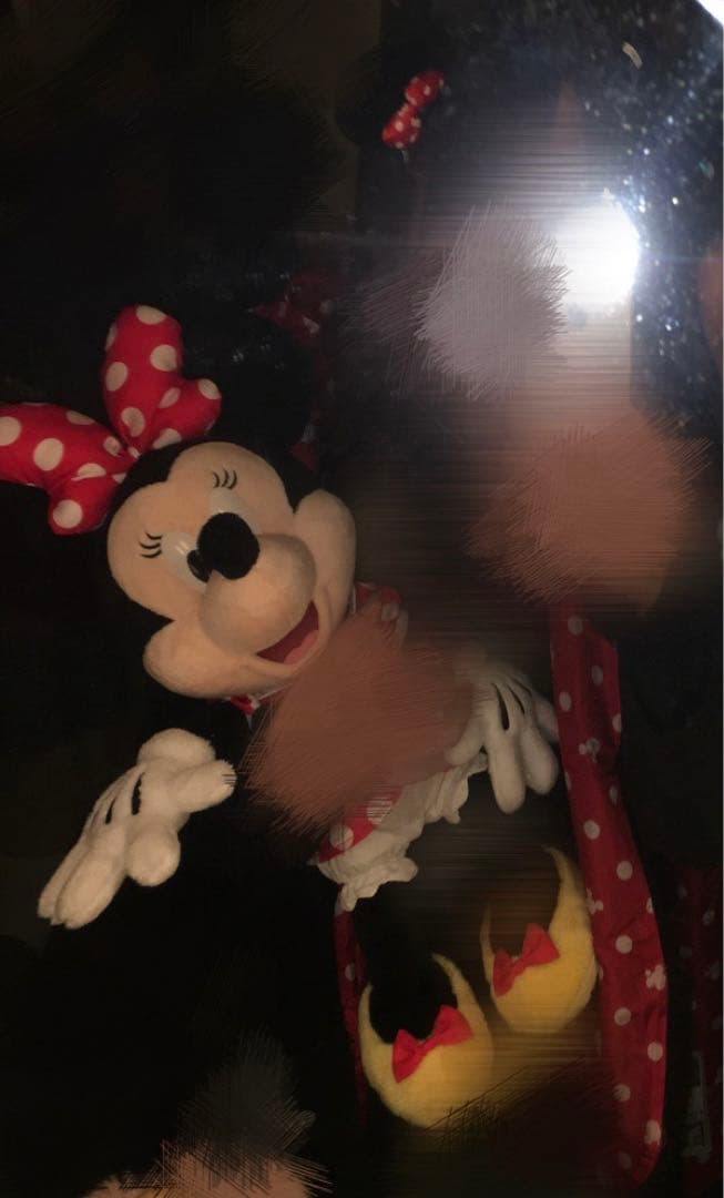 3点セット ディズニー ミニー ファンキャップマフラー ピンバッジ ぬいぐるみ