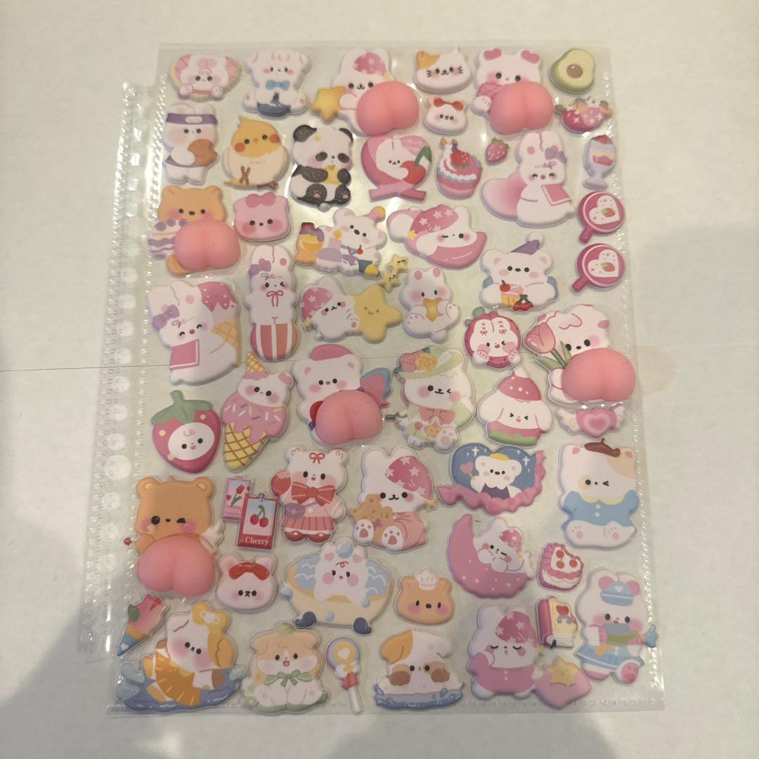 A5 シール帳 完成品 8ページ分