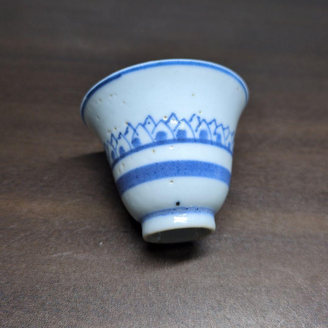 小*糸様 大明成化年製 款 染付 煎茶碗 五客＆成化年製 款 染付 煎茶碗