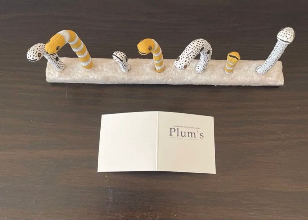 【希少】梅津恭子様 2019作 チンアナゴ&ニシキアナゴ