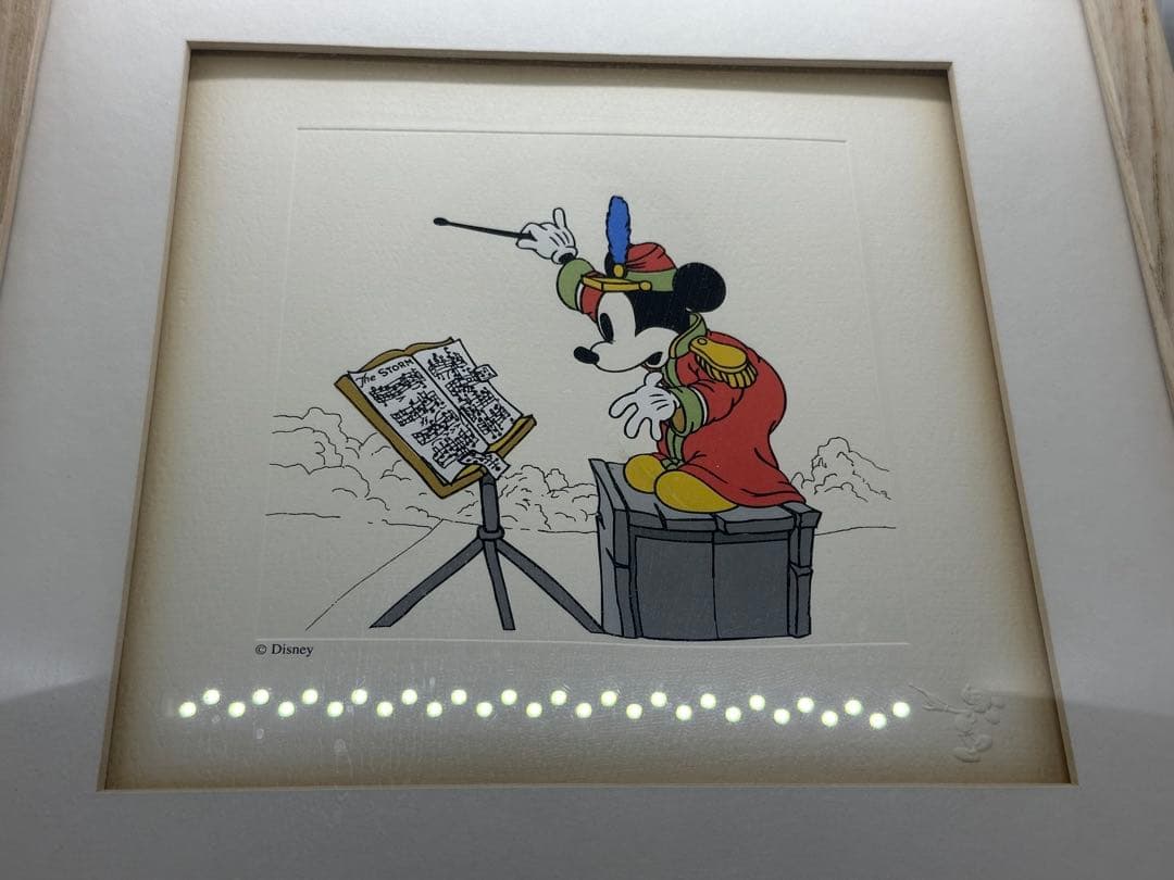 Mickey Mouse 指揮者 ミッキーの大演奏会　アート(裏面に証明書あり)