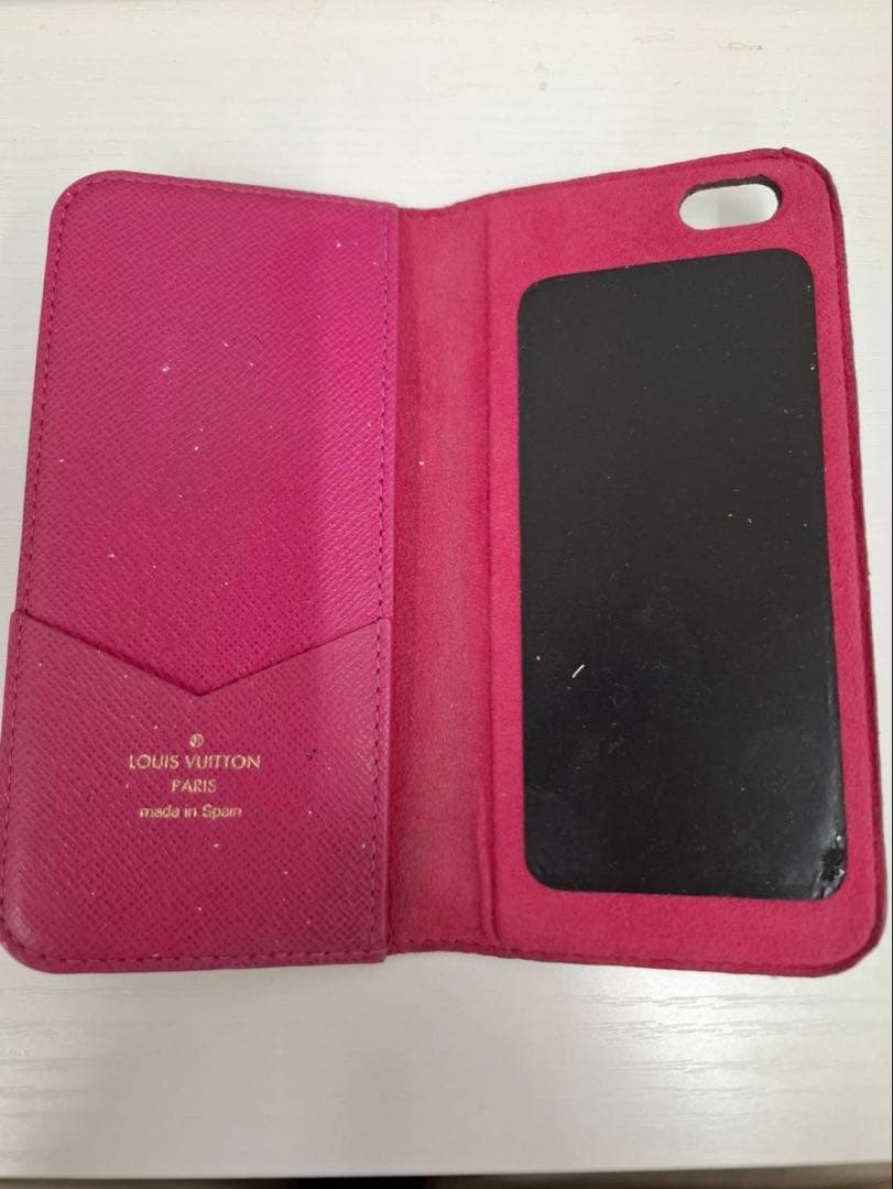 【値下げ】Louis Vuitton 手帳型iPhone7/8/SEケース