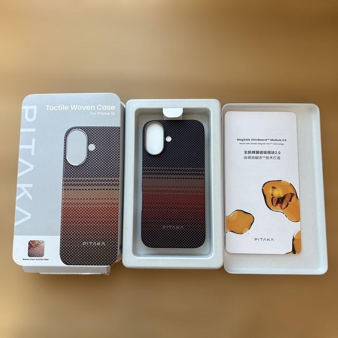 （美品）PITAKA Tactile Woven Case iPhone 16
