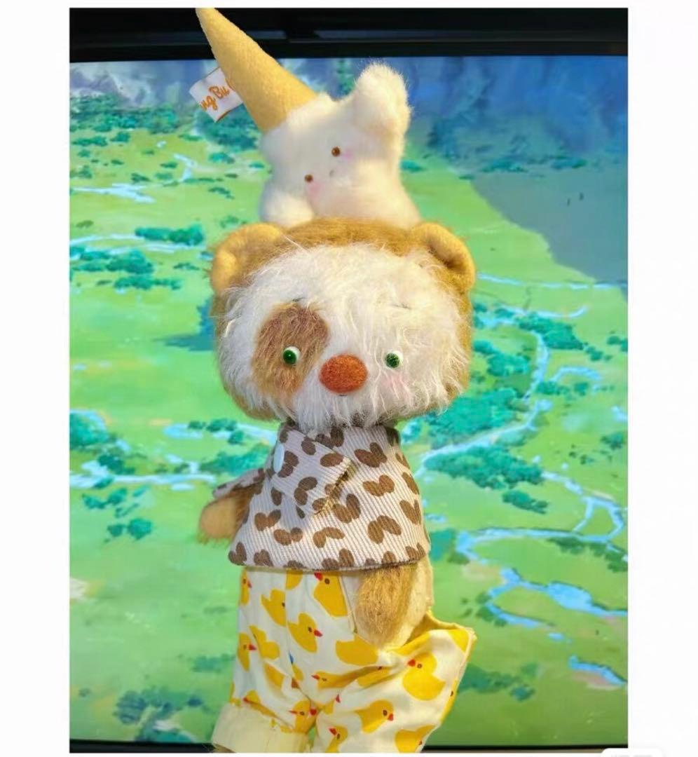 アイスクリームくまちゃん アーティストベア 海外作家様 ハンドメイド テディベア