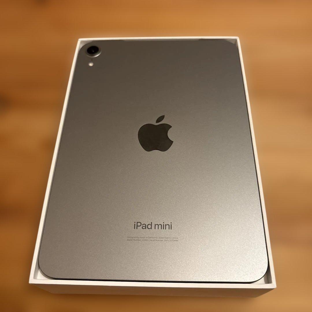 Apple iPad mini(A17 Pro)スペースグレー 128GB