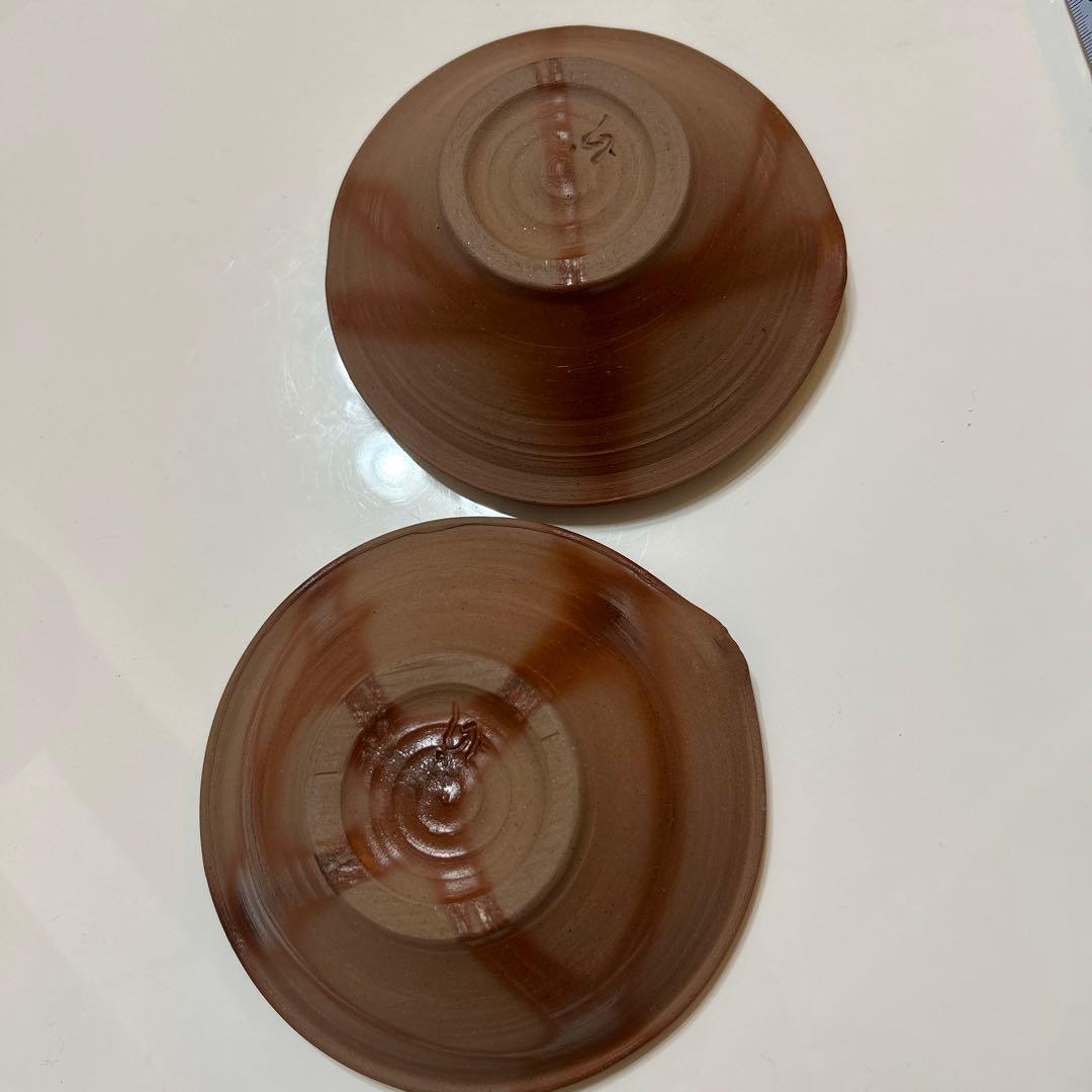 作家物　備前火襷（ひだすき）片口　陶芸作品　未使用