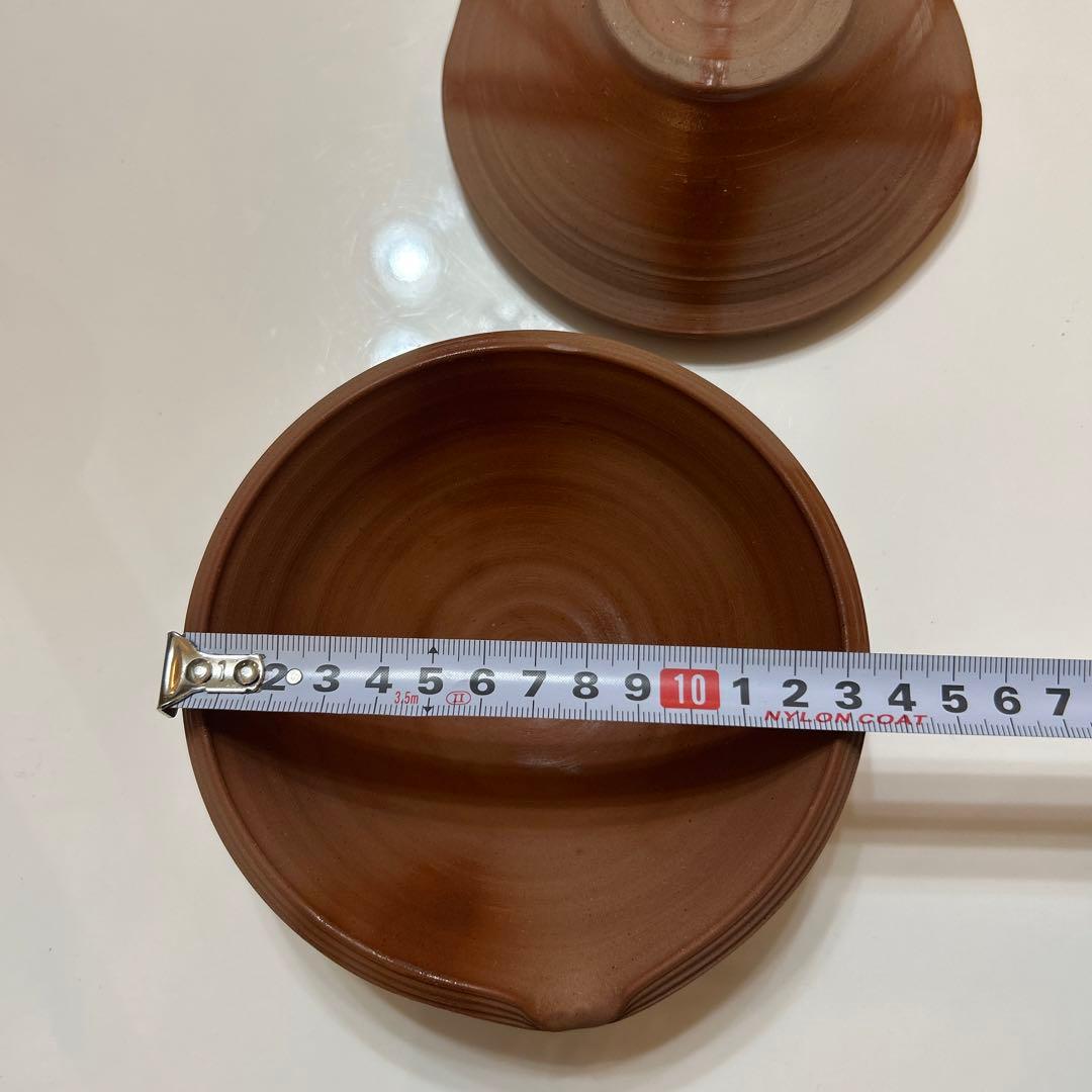 作家物　備前火襷（ひだすき）片口　陶芸作品　未使用