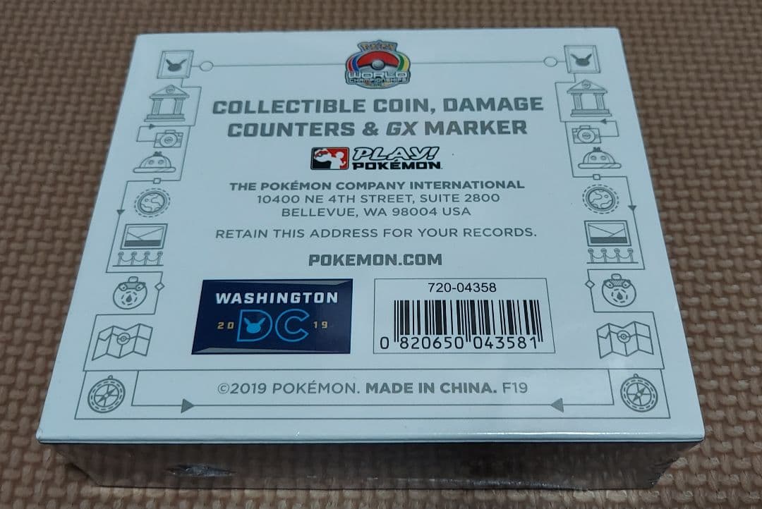 ★ポケモンWCS2019限定★ダメカン・ダイスセット 1BOX★シュリンク付
