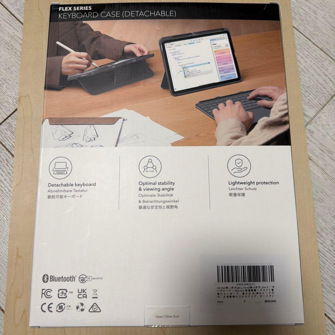 【新品未使用】ESR iPad 第11世代(A16, 2025)/ Flex