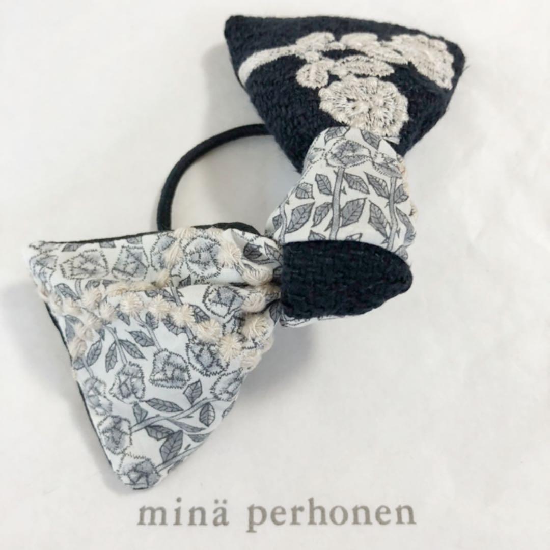 NO.270 ハンドメイド  ミナペルホネン  ボヌール　ヘアゴム