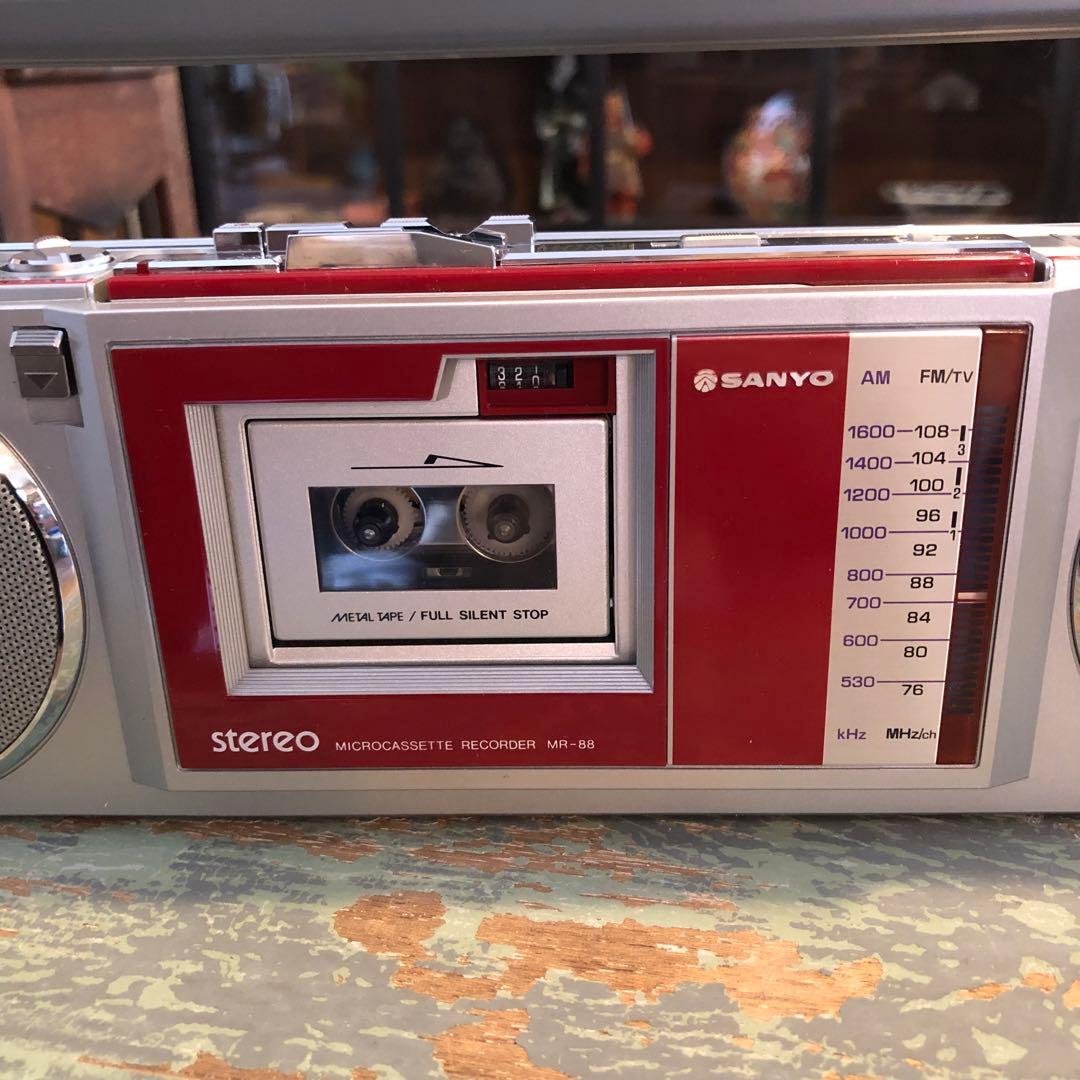 【未使用品】SANYO MR-88T ステレオラジカセ ジャンク品