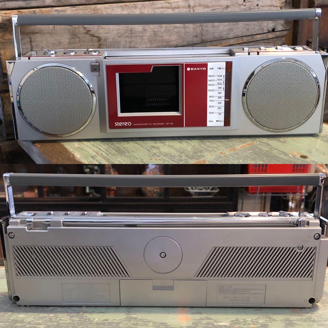 【未使用品】SANYO MR-88T ステレオラジカセ ジャンク品