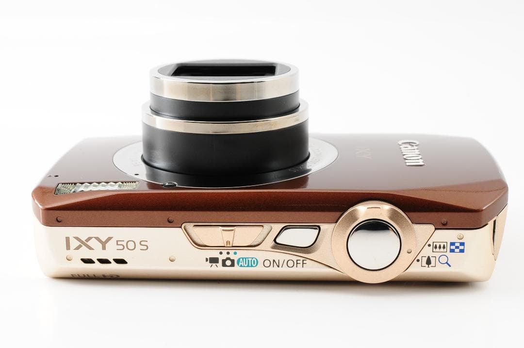 SALE！【ほぼ新品 元箱付き】 キャノン Canon IXY 50S ブラウン