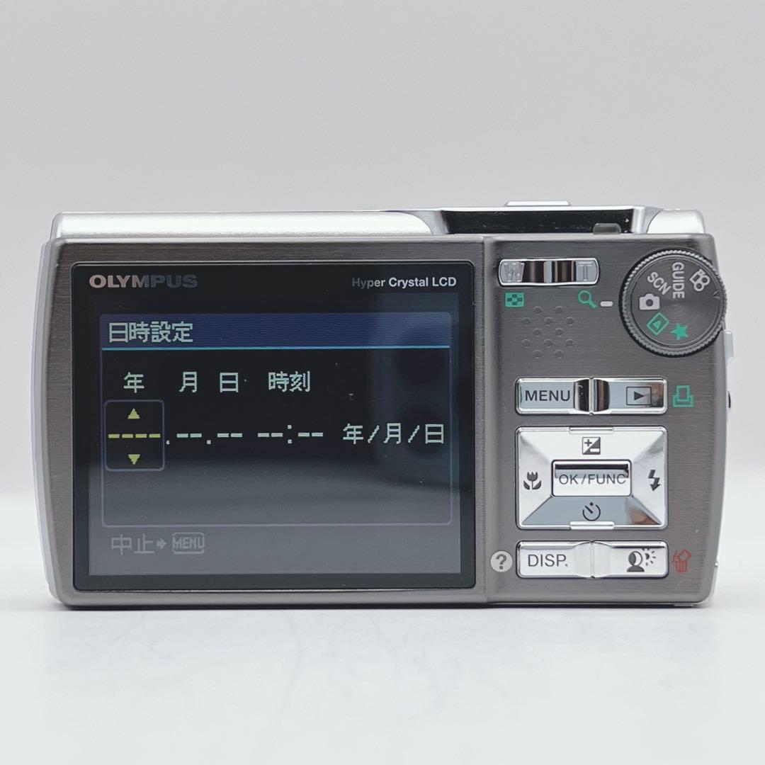 【美品】OLYMPUS μ 780 コンパクトデジタルカメラ シルバー