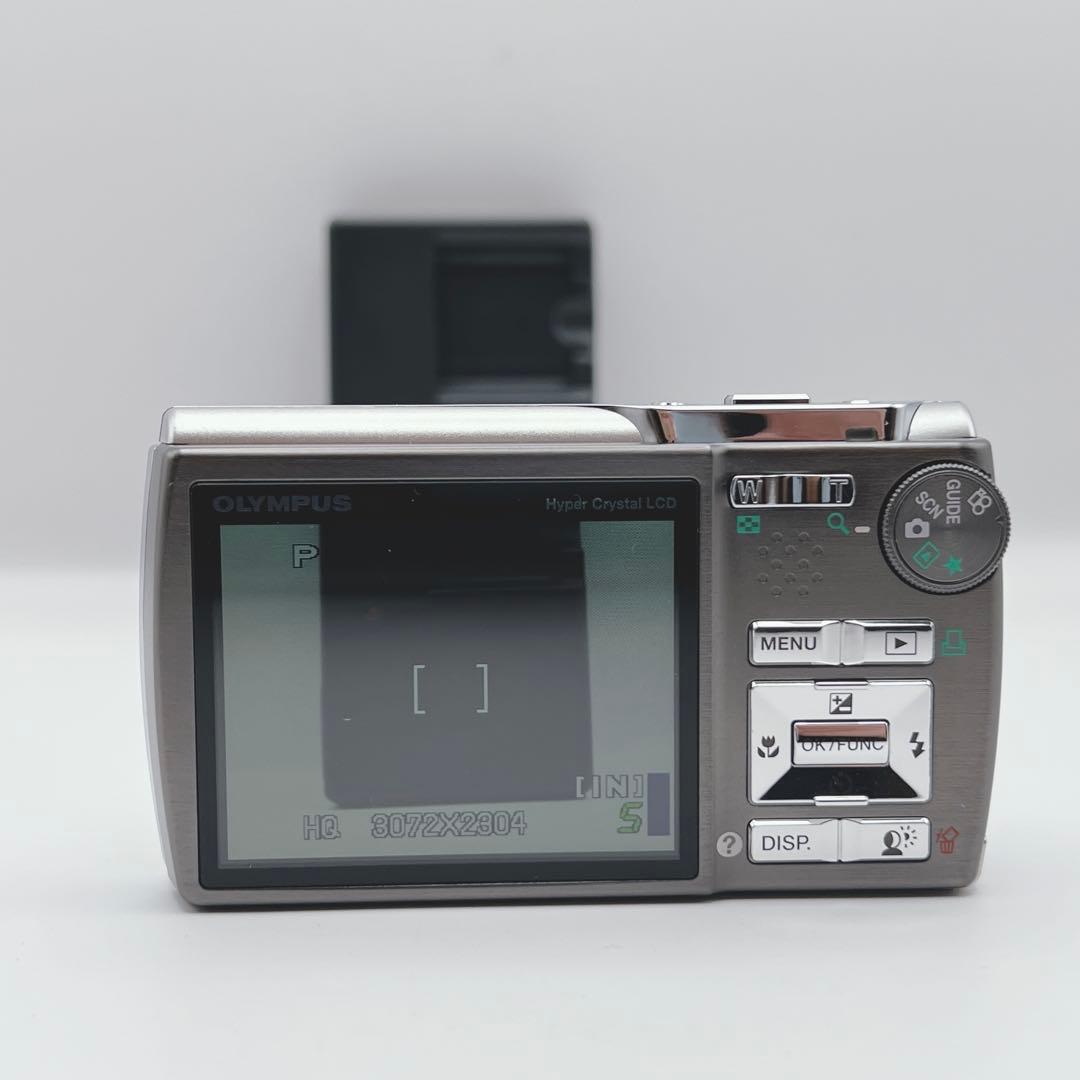 【美品】OLYMPUS μ 780 コンパクトデジタルカメラ シルバー