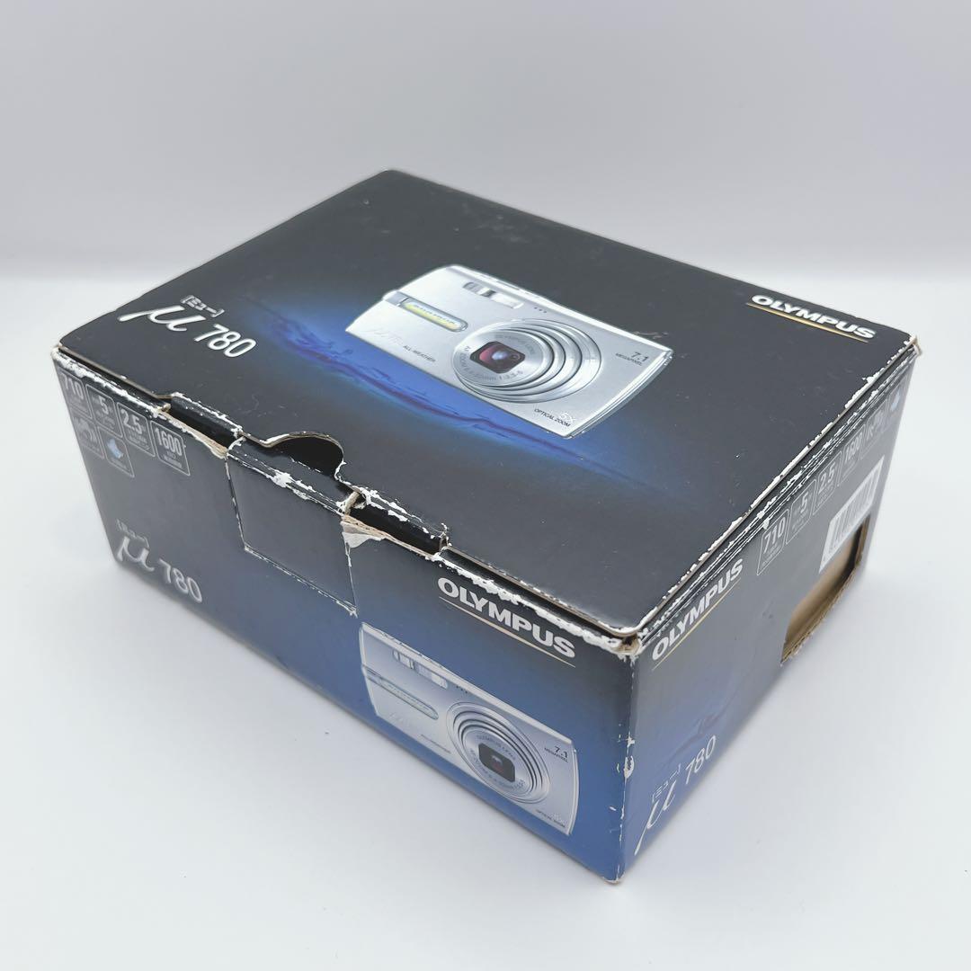 【美品】OLYMPUS μ 780 コンパクトデジタルカメラ シルバー