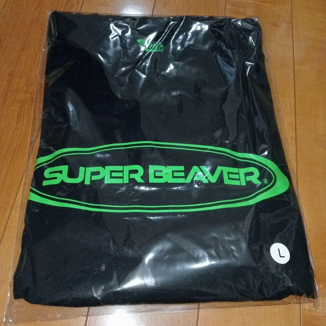 SUPERBEAVER SPACEロングTシャツ/ロンT 黒/Lサイズ SPBV