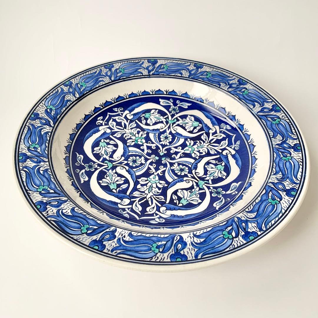 トルコ製　特大皿　特大ボウル　32.5cm