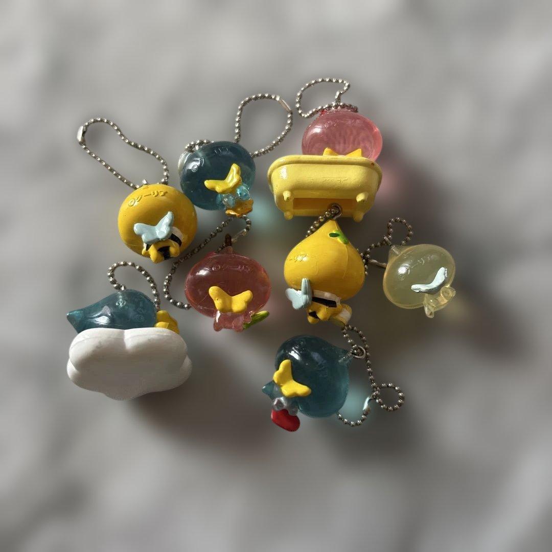 Rakutao公式アカウント01しずくちゃんキーホルダー8セット平成レトロ