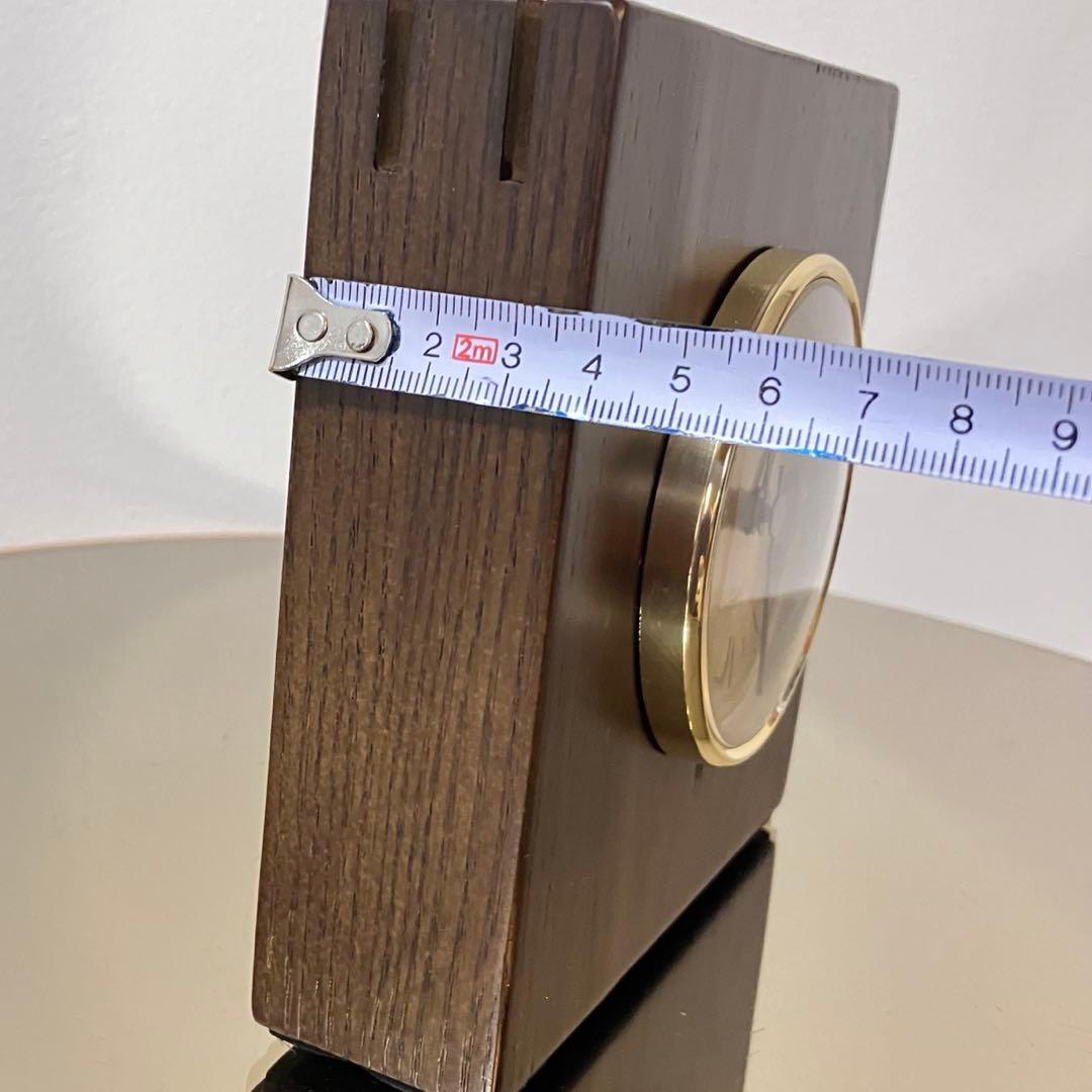 飛騨産業 キツツキマーク 木製時計 置き時計