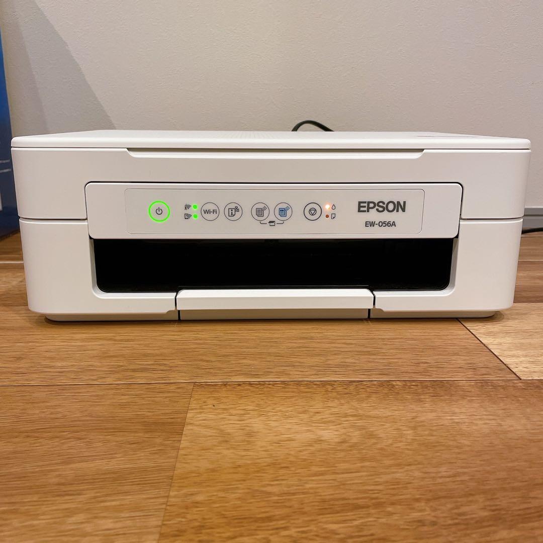 動作確認済EPSON インクジェットプリンター　EW-056A 互換インク4色付