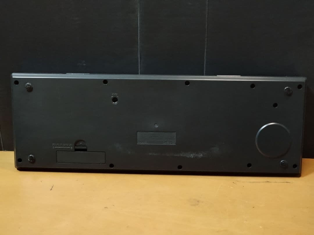 通電確認 CASIO SK-1 サンプリング キーボード　外品ACアダプター付