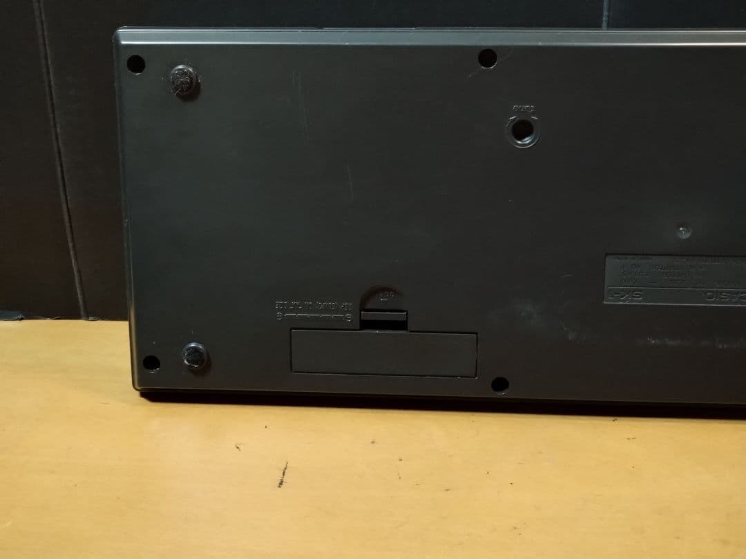 通電確認 CASIO SK-1 サンプリング キーボード　外品ACアダプター付