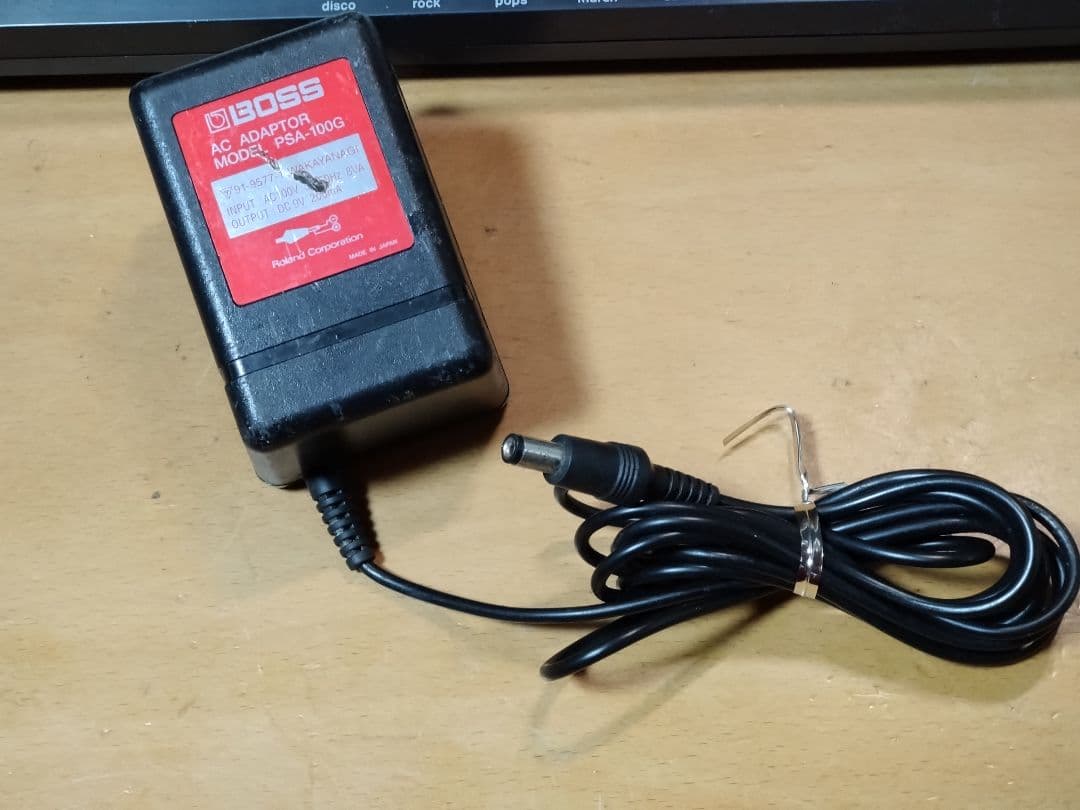 通電確認 CASIO SK-1 サンプリング キーボード　外品ACアダプター付