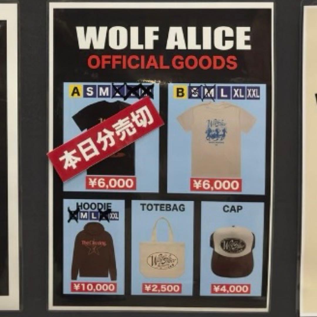 rockin’on sonic Wolf Alice2026来日公演Tシャツ L