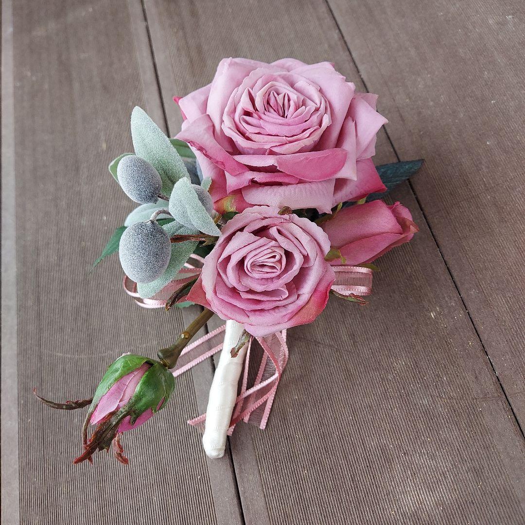 アートフラワー　ブライダルブーケ