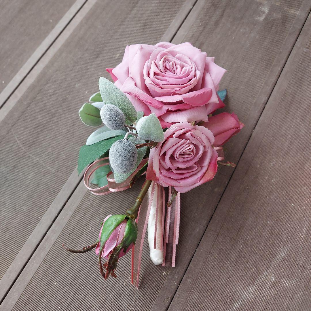 アートフラワー　ブライダルブーケ