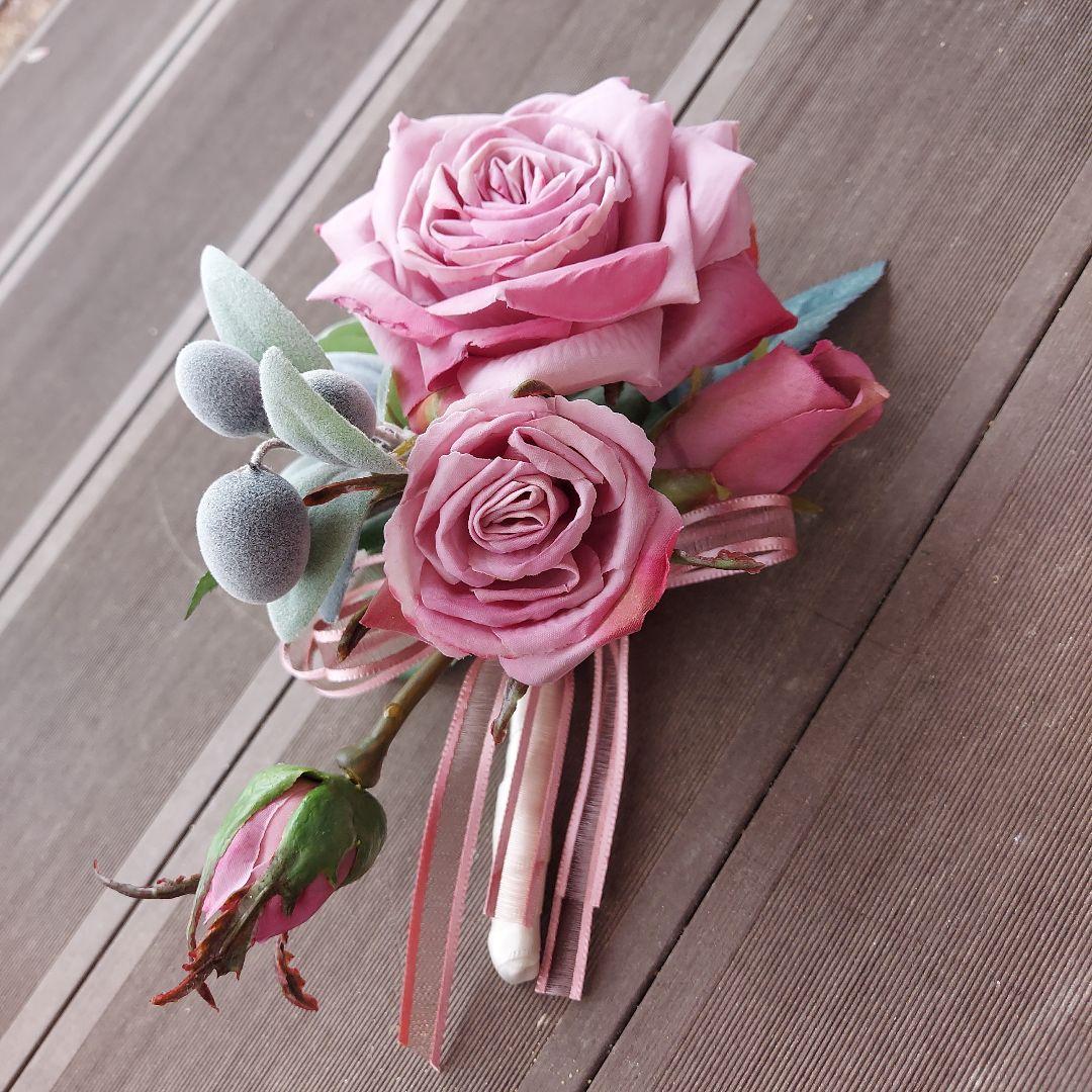 アートフラワー　ブライダルブーケ