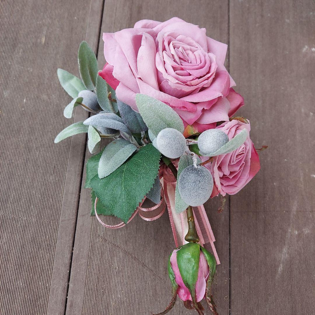 アートフラワー　ブライダルブーケ