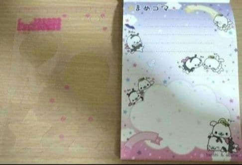 ☆激レア♥️当時物‼️まめゴマメモ帳♥️シールおえかきプレート付♥️未使用♥️☆