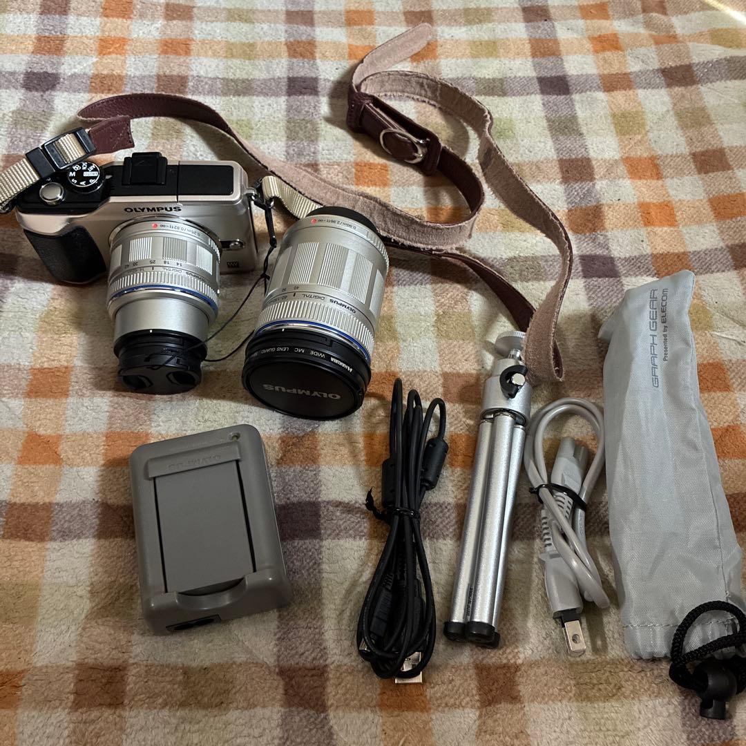 【美品】OLYMPUS PEN E-PL2 ダブルズームキット