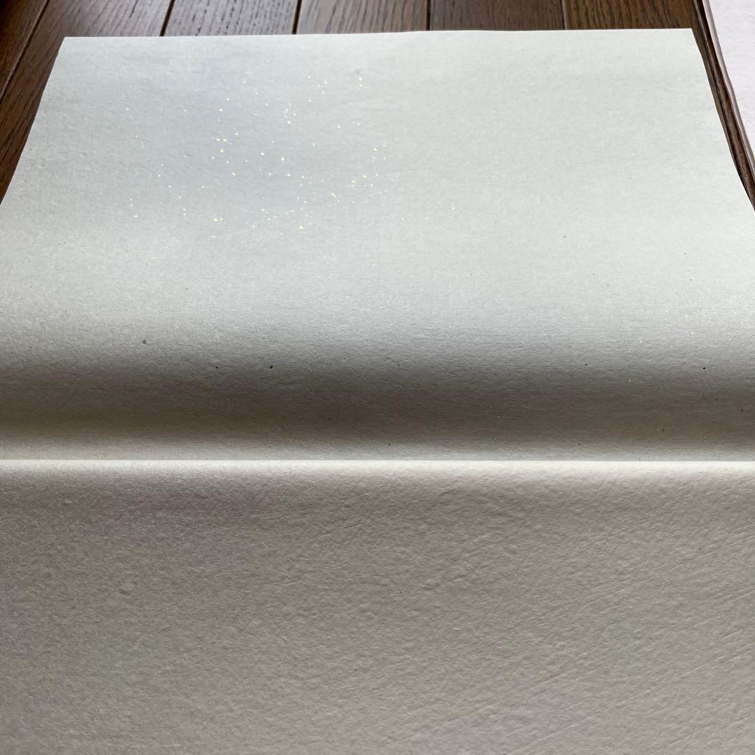 半切加工紙絹目50枚　色流し、切箔砂子、ぼかしなど、56枚　計20,000円相当