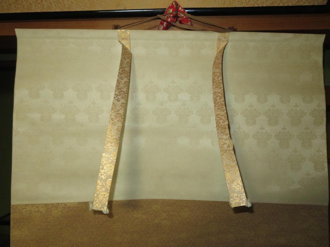 金井古観 　『猛虎之図』　肉筆 日本画　 絹本 掛軸 　中島清堂書付箱 愛媛の人