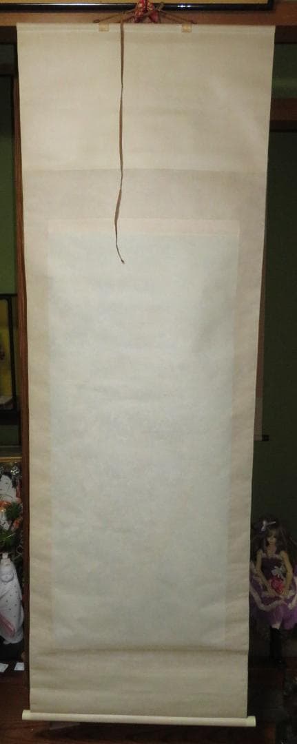 金井古観 　『猛虎之図』　肉筆 日本画　 絹本 掛軸 　中島清堂書付箱 愛媛の人