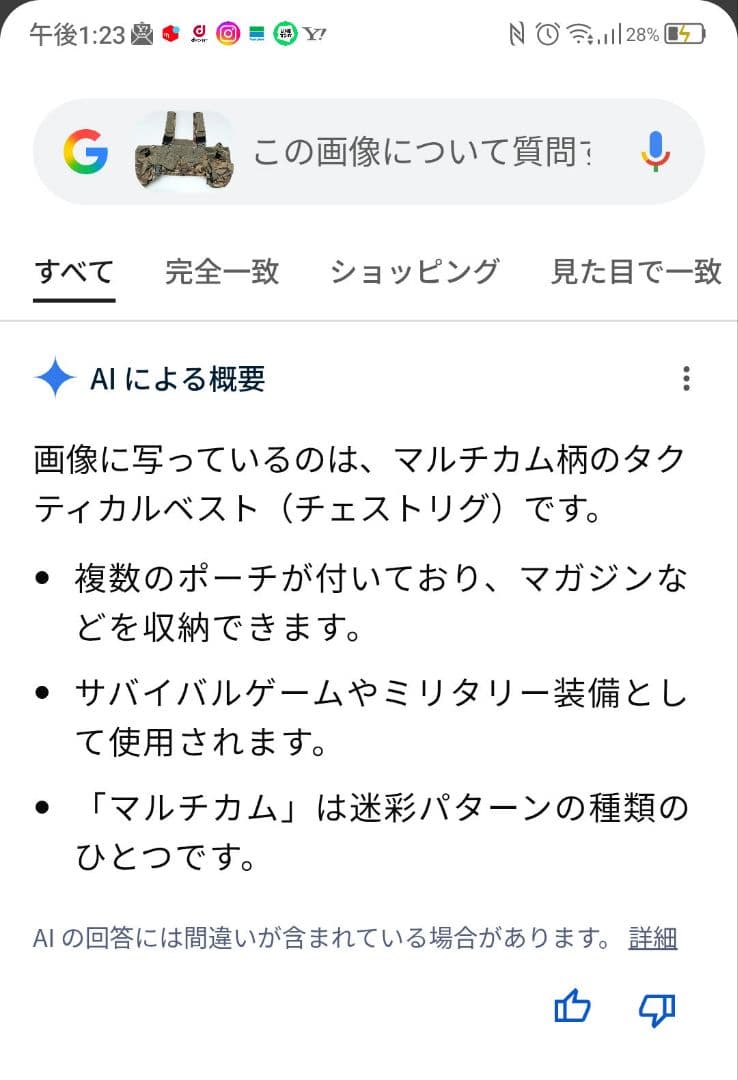 1 マルチカム タクティカルベスト（チェストリグ）ミリタリー　個人武装　装備