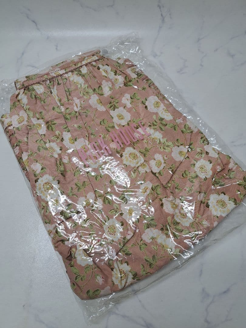 20260113　ピンクハウス　エプロン　ワンピース　花柄　ヴィンテージ　未使用