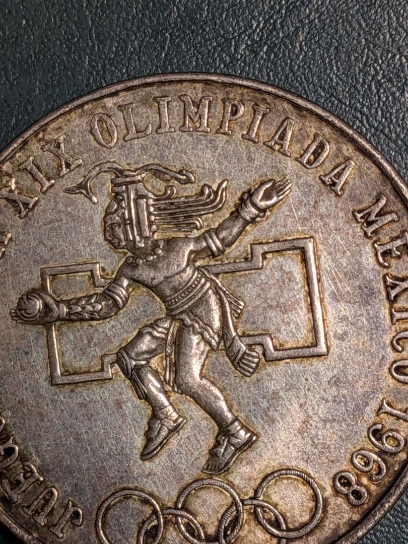 メキシコオリンピック銀貨1968年!!