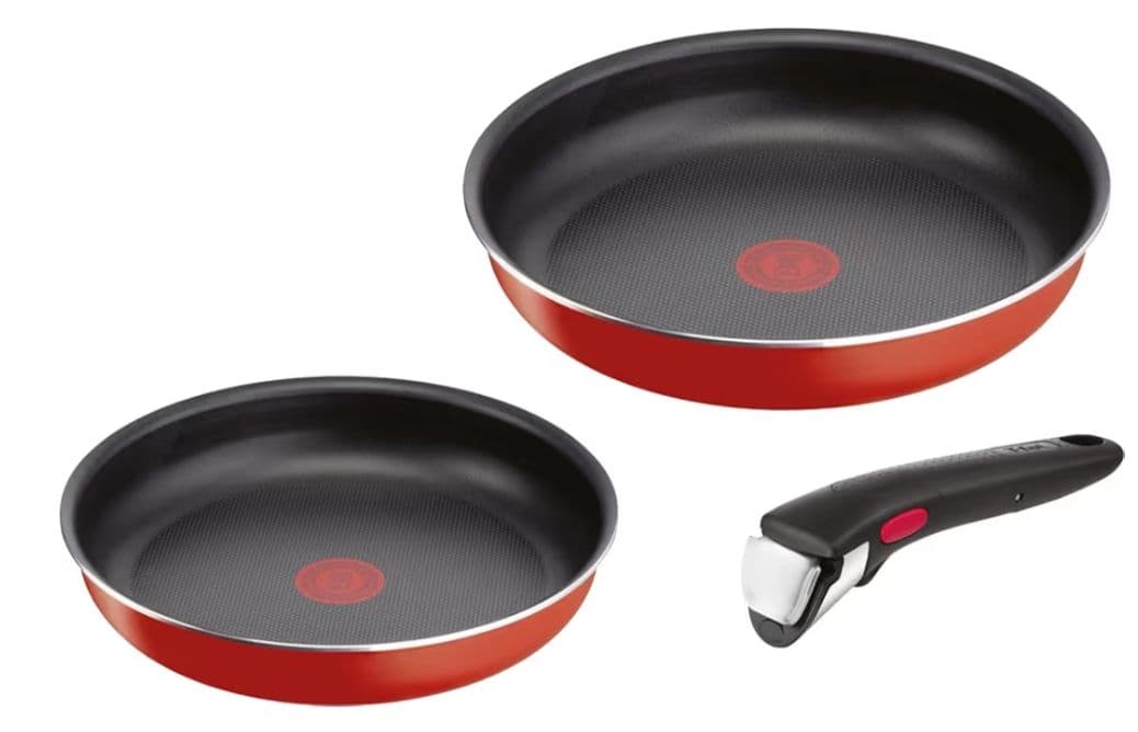 【新品】T-fal Ingenio Paprika Red セット3 ガス火専用