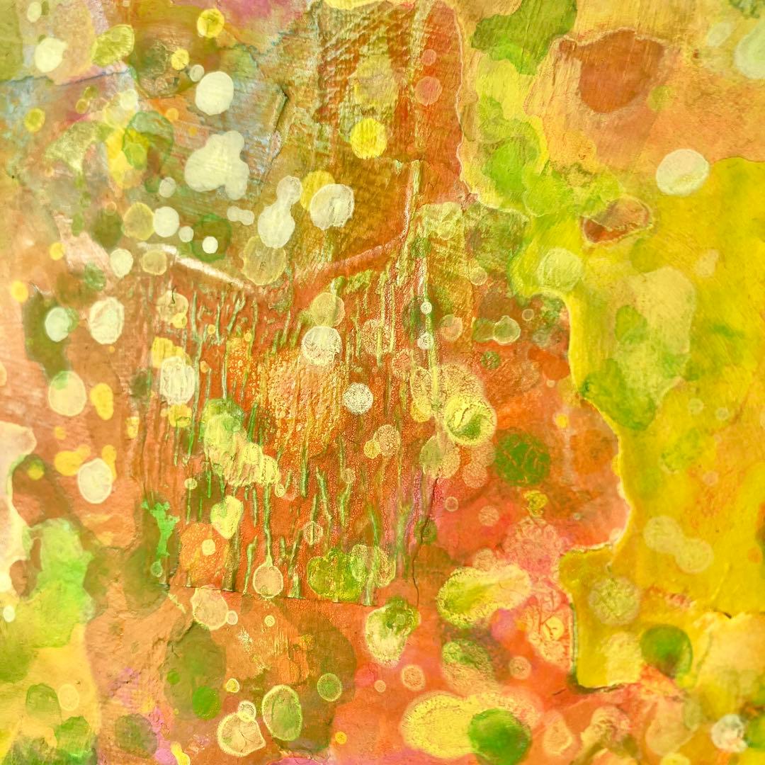 spring＊53×65.2㎝　大きめＦ15号キャンバス　原画　春　絵画　抽象画