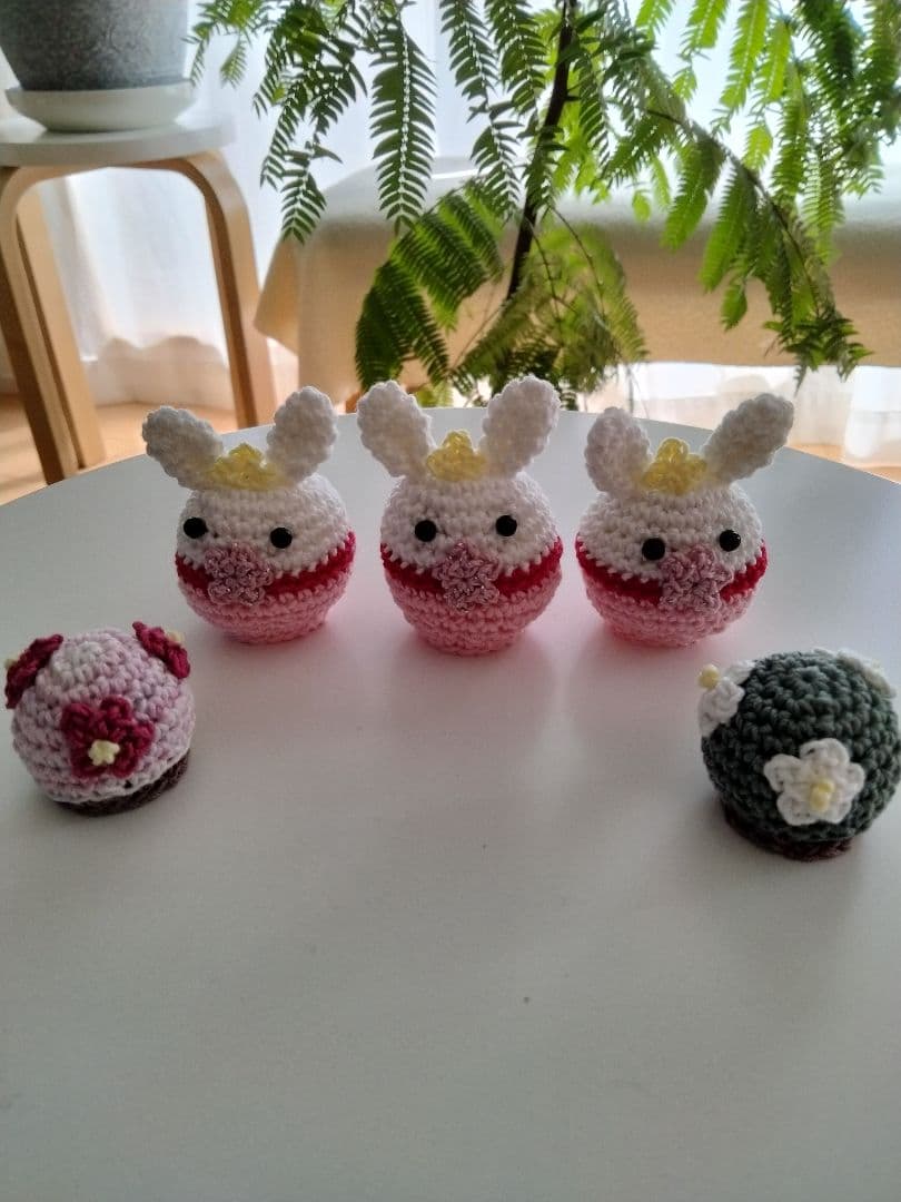 ひな人形 あみぐるみ ハンドメイド