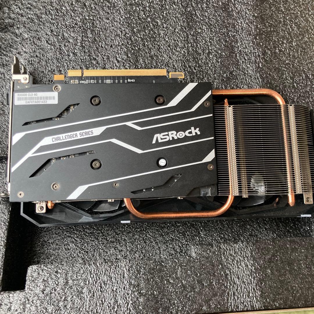 ASRock AMD RX6600 GDDR6 8GB 搭載モデル
