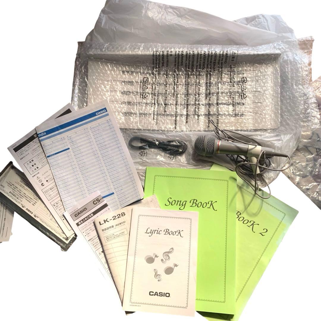 カシオ 電子キーボード・スタンドセット LK-228 ホワイト